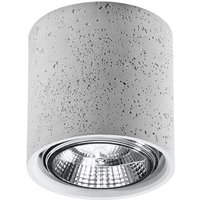 Beton Deckenlampe ADRIANA Ø14cm GU10 kompakt klein von Sollux