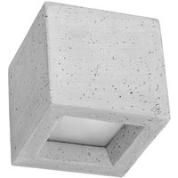 Betonlampe Wand eckig H: 12 cm klein Up Down indirekt Betonlampe Wand eckig H: 12 cm klein Up Down indirekt von Sollux