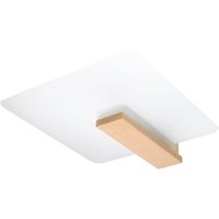 Deckenlampe Glas Holz 47,5 cm lang blendarm 2x E27 von Sollux