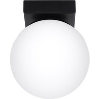 Deckenlampe Kugelschirm Ø 12 cm Weiß Schwarz G9 Glas Deckenlampe Kugelschirm Ø 12 cm Weiß Schwarz G9 Glas von Sollux