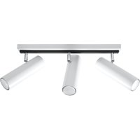Deckenlampe Metall 3-flammig L:45cm Modern GU10 DUCCIA von Sollux