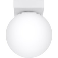 Deckenleuchte Kugelschirm Weiß Glas Metall Ø 12 cm G9 Deckenleuchte Kugelschirm Weiß Glas Metall Ø 12 cm G9 von Sollux