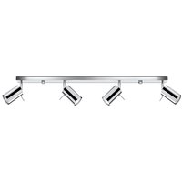 Deckenstrahler Chrom 80 cm lang 4-flammig länglich Deckenstrahler Chrom 80 cm lang 4-flammig länglich von Sollux