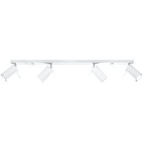 Deckenstrahler Metall 4-flammig 80 cm länglich GU10 Weiß Deckenstrahler Metall 4-flammig 80 cm länglich GU10 Weiß von Sollux