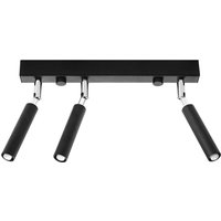 Deckenstrahler Schwarz 3-flammig 35 cm SARGAS von Sollux