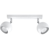 Deckenstrahler Weiß L:30cm Retro FAVONIA Deckenspot Deckenstrahler Weiß L:30cm Retro FAVONIA Deckenspot von Sollux