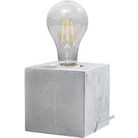 Dekorative Tischlampe Beton H:10cm klein Würfel von Sollux