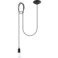 Flexibel Hängelampe Schwarz max. 3 m E27 flexibel von Sollux