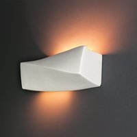 Gipslampe Wand Weiß bemalbar Up Down E27 dekorativ Gipslampe Wand Weiß bemalbar Up Down E27 dekorativ von Sollux