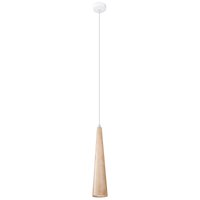 Hängelampe Holz Ø 8 cm schmal für GU10 Skandinavisch Hängelampe Holz Ø 8 cm schmal für GU10 Skandinavisch von Sollux