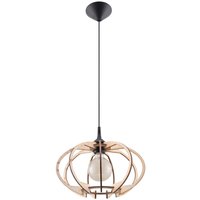 Hängelampe Holz Ø35cm Modern E27 wohnlich VIRIA Hängelampe Holz Ø35cm Modern E27 wohnlich VIRIA von Sollux