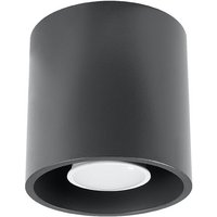 Metall Deckenlampe Anthrazit Ø10cm H:10cm klein G9 Metall Deckenlampe Anthrazit Ø10cm H:10cm klein G9 von Sollux
