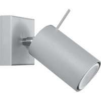 Moderner Wand Spot Grau Stahl rund flexibel GU10 Moderner Wand Spot Grau Stahl rund flexibel GU10 von Sollux