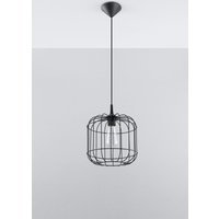 Pendelleuchte Schwarz Ø 23 cm E27 Metall MISAM Pendelleuchte Schwarz Ø 23 cm E27 Metall MISAM von Sollux