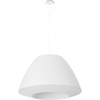 Pendelleuchte Weiß Stoff Glas Ø 60 cm groß 3x E27 DIYA Pendelleuchte Weiß Stoff Glas Ø 60 cm groß 3x E27 DIYA von Sollux