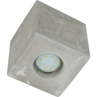 Quadratische Betonlampe Decke B:10cm klein GU10 Quadratische Betonlampe Decke B:10cm klein GU10 von Sollux