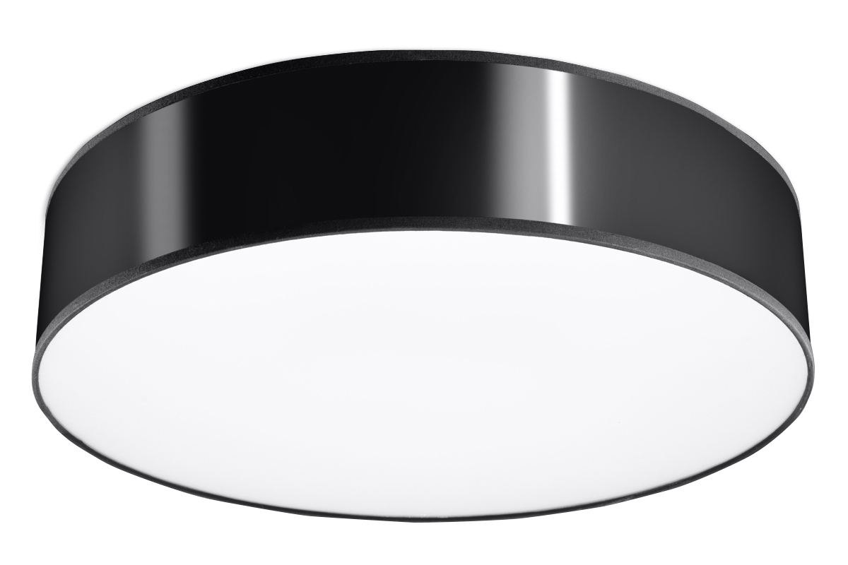 Sollux ARENA moderne Deckenlampe rund schwarz 3-flg. E27 von Sollux