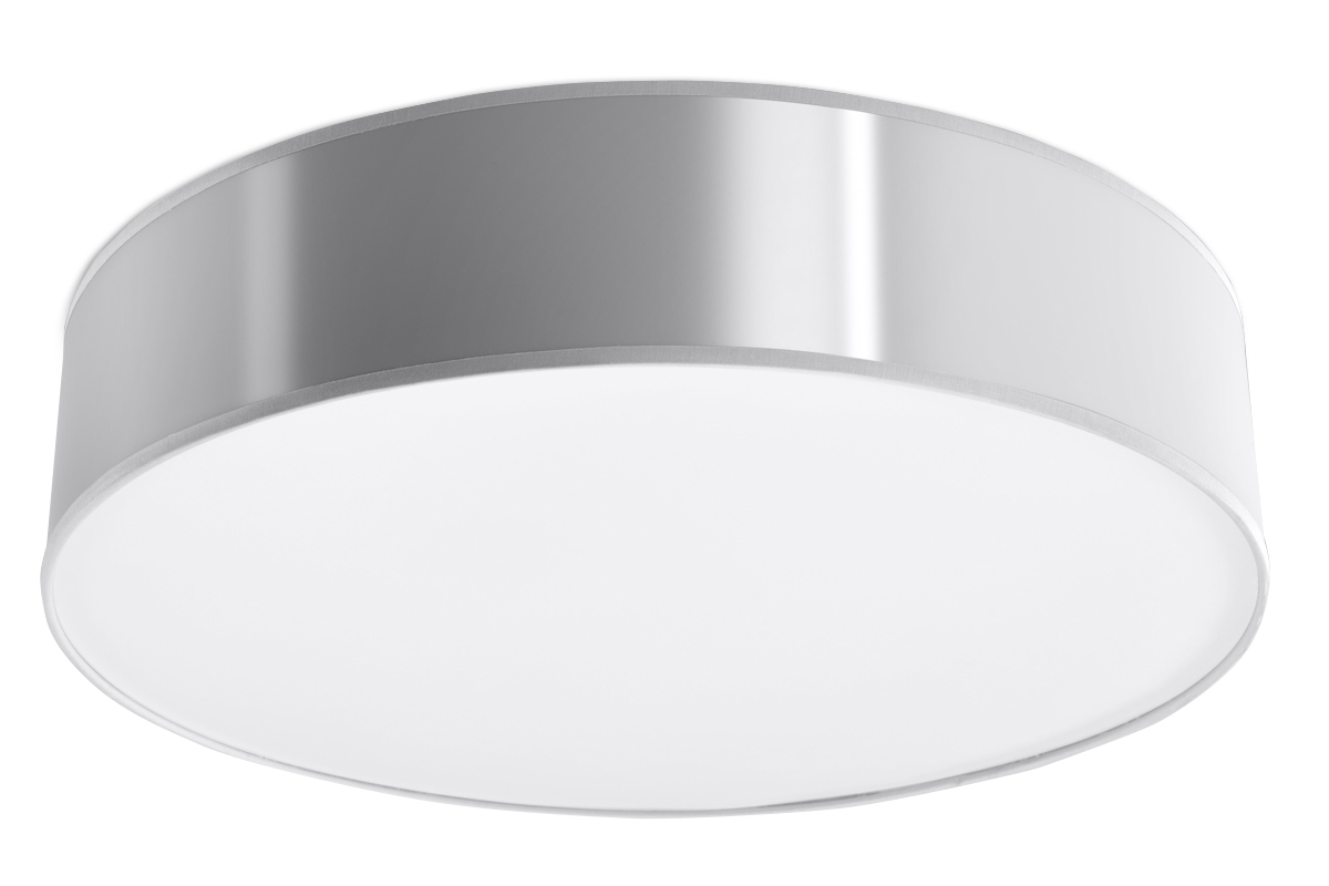 Sollux ARENA moderne Deckenlampe rund silber 3-flg. E27 von Sollux