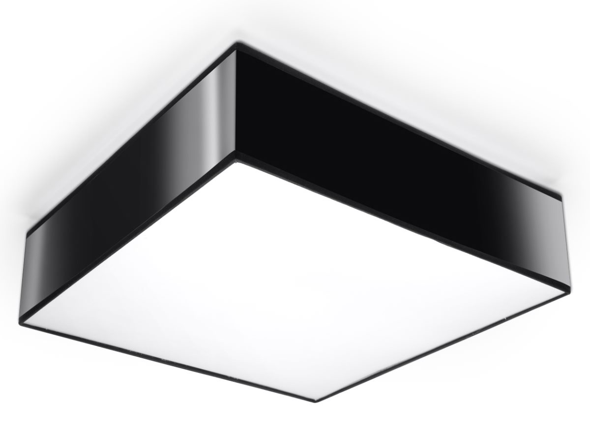 Sollux HORUS moderne Deckenlampe eckig schwarz 2-flg. E27 von Sollux