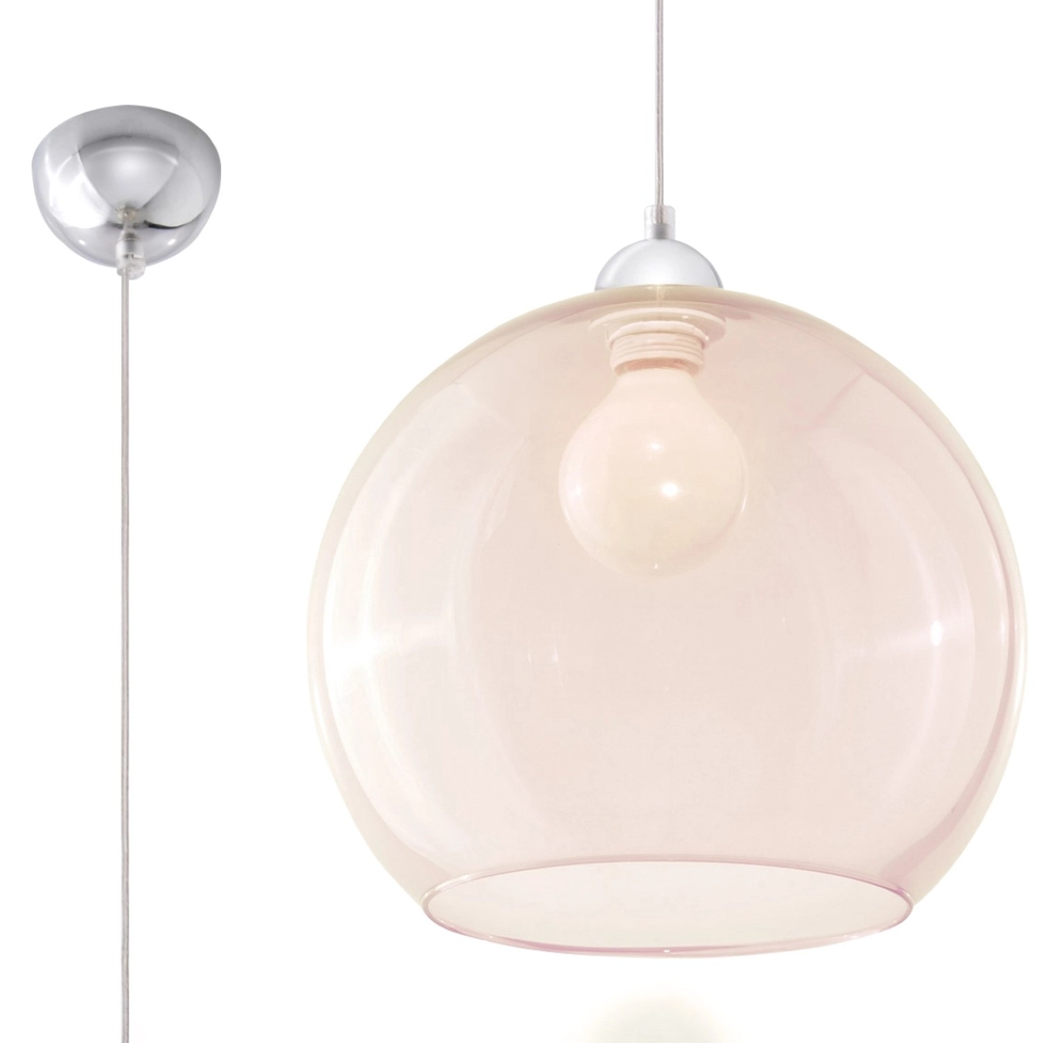 Sollux Lighting Hängeleuchte Ball champagner Sollux Lighting Hängeleuchte Ball champagner von Sollux