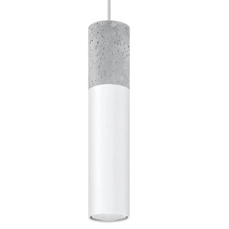 Sollux Lighting Hängeleuchte Borgio 1 Weiß von Sollux