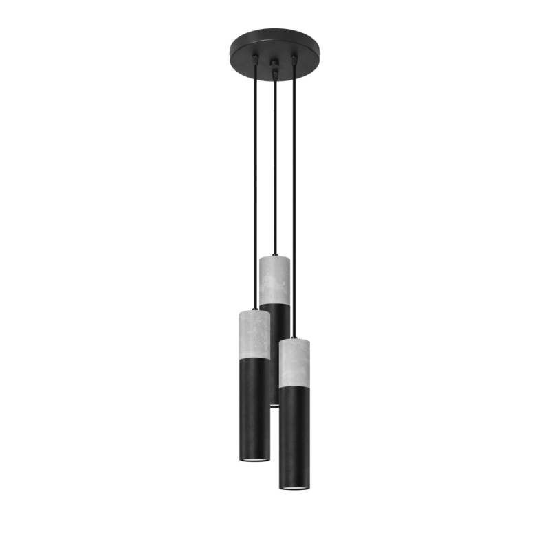 Sollux Lighting Hängeleuchte Borgio 3P Schwarz Sollux Lighting Hängeleuchte Borgio 3P Schwarz von Sollux