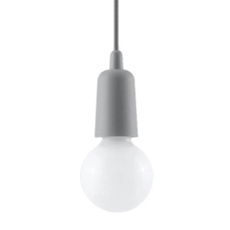 Sollux Lighting Hängeleuchte Diego 1 Grau von Sollux