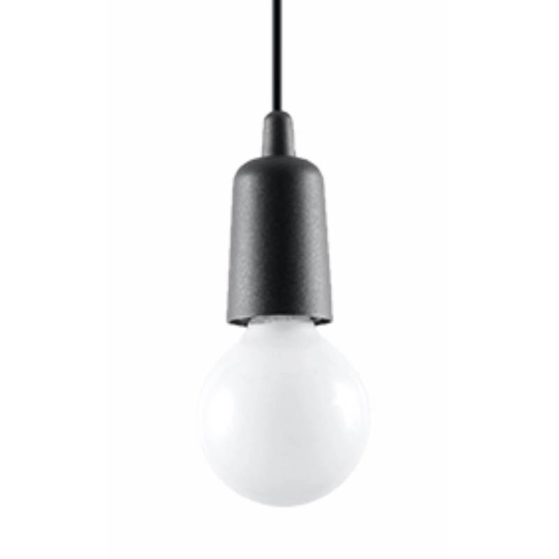 Sollux Lighting Hängeleuchte Diego 1 Schwarz von Sollux