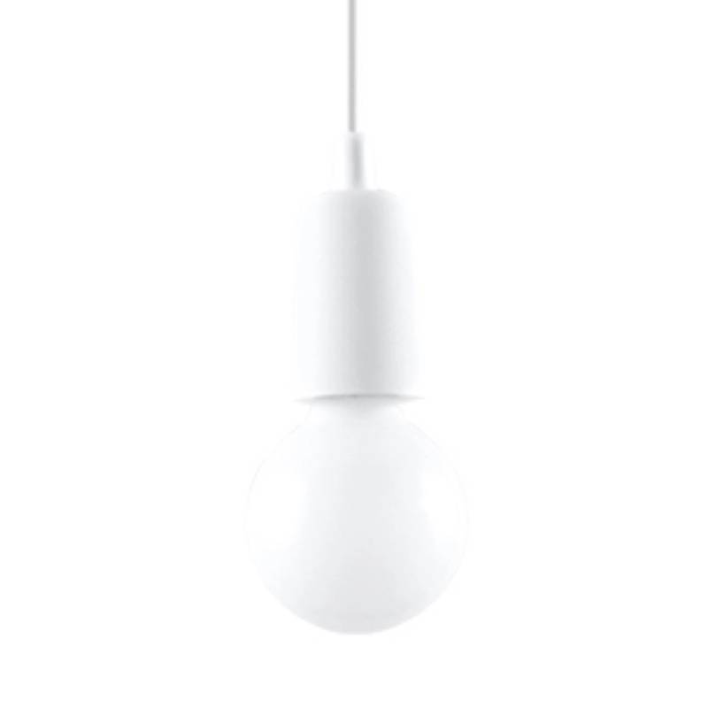 Sollux Lighting Hängeleuchte Diego 1 Weiß von Sollux