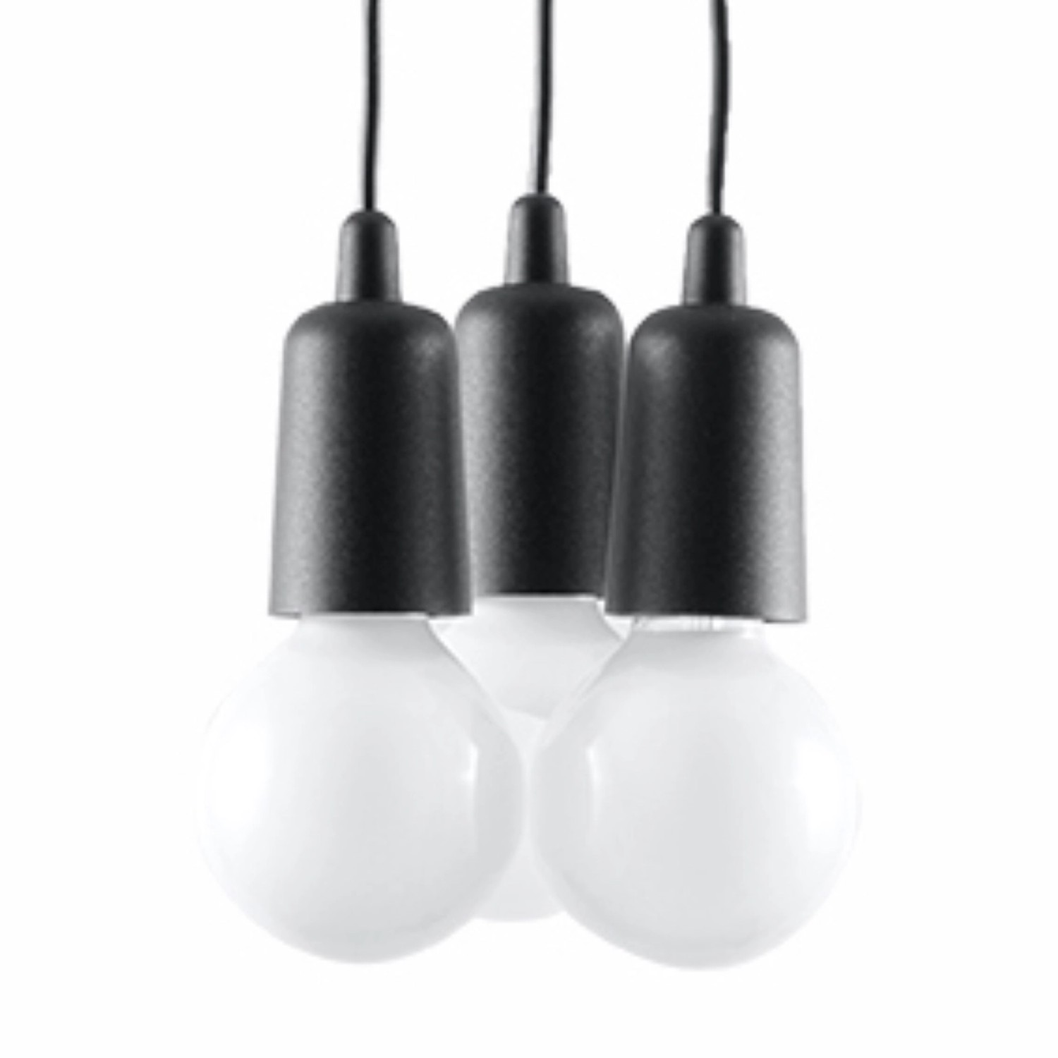 Sollux Lighting Hängeleuchte Diego 3 Schwarz Sollux Lighting Hängeleuchte Diego 3 Schwarz von Sollux