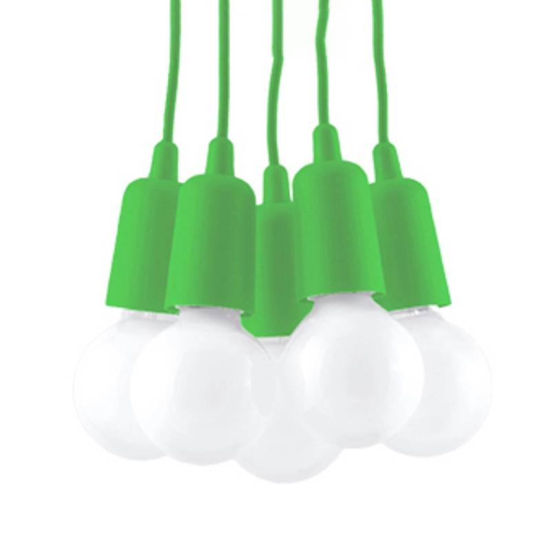 Sollux Lighting Hängeleuchte Diego 5 Grün von Sollux