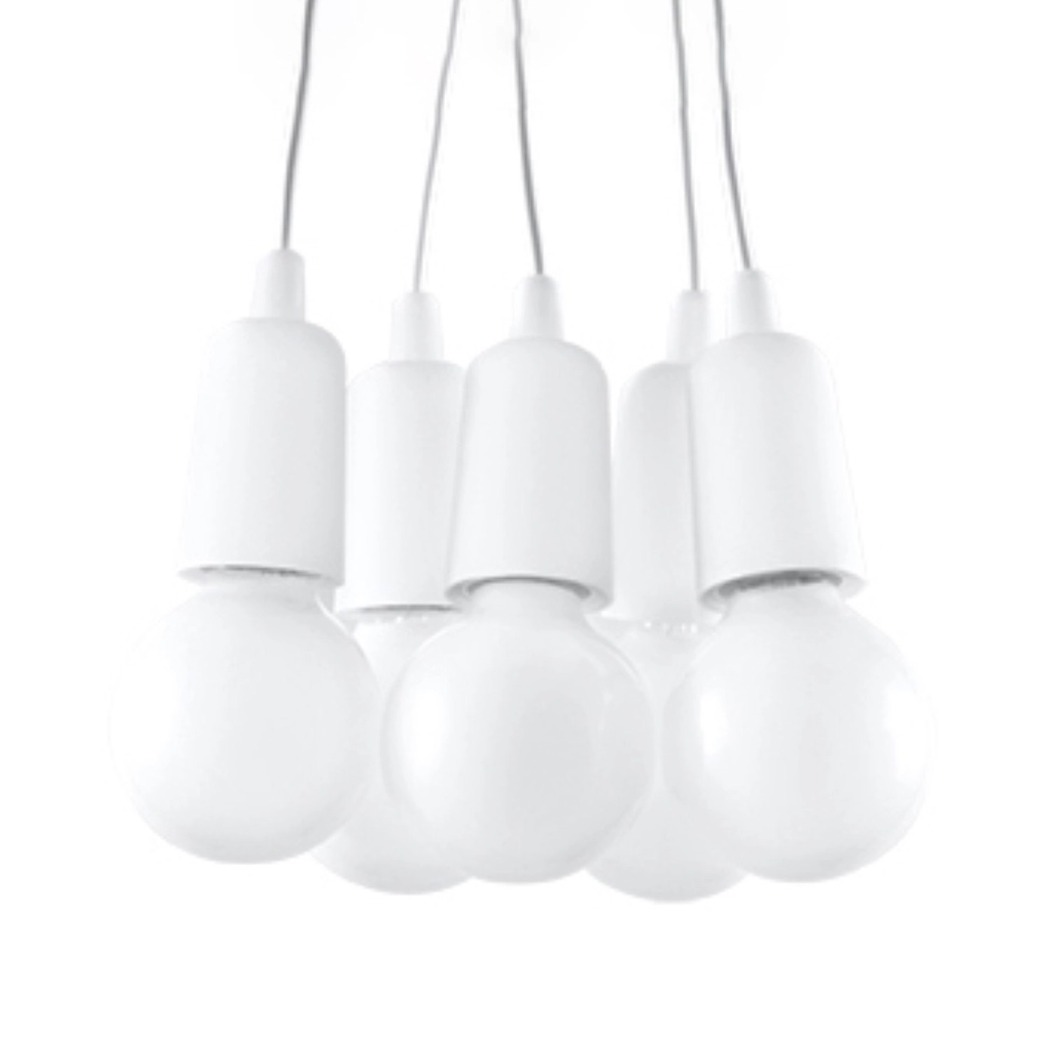 Sollux Lighting Hängeleuchte Diego 5 Weiß Sollux Lighting Hängeleuchte Diego 5 Weiß von Sollux