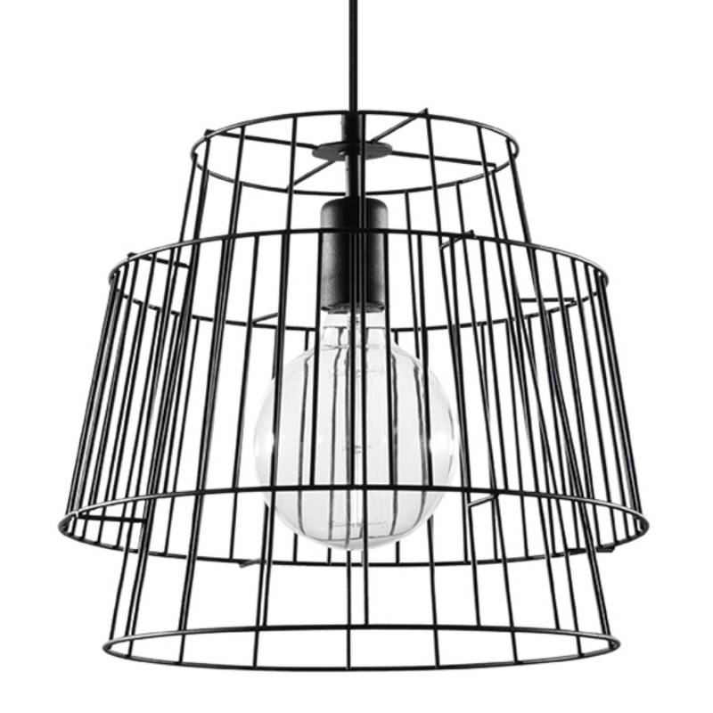 Sollux Lighting Hängeleuchte Gate Schwarz von Sollux