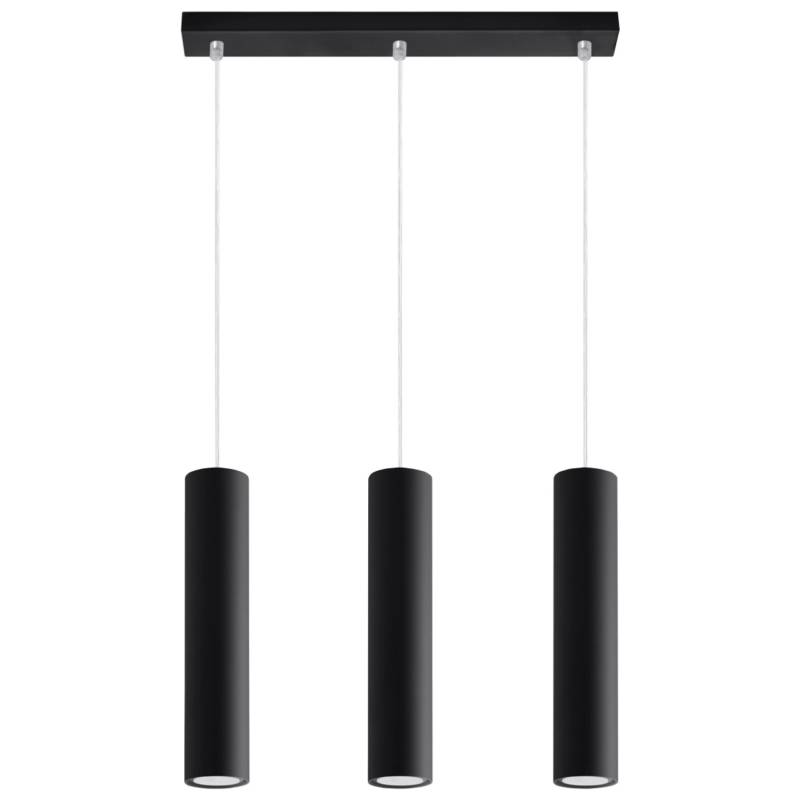 Sollux Lighting Hängeleuchte Lagos 3L Schwarz Sollux Lighting Hängeleuchte Lagos 3L Schwarz von Sollux