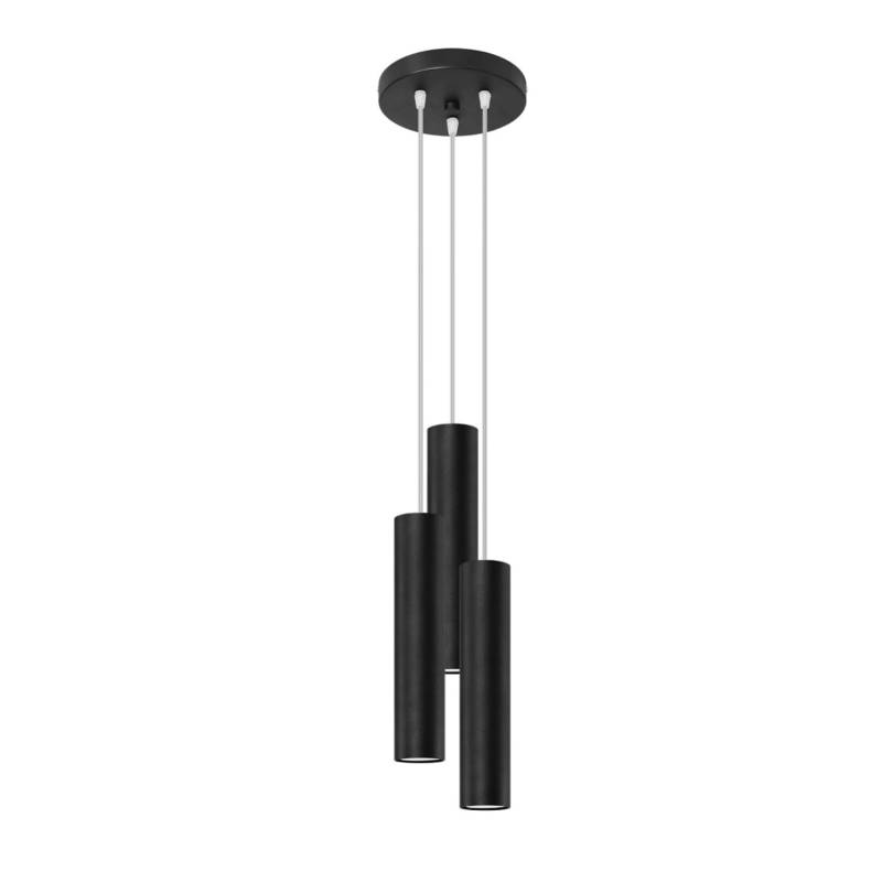 Sollux Lighting Hängeleuchte Lagos 3P Schwarz von Sollux