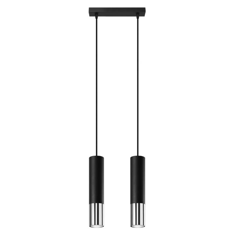 Sollux Lighting Hängeleuchte Loopez 2 Schwarz/Chrom Sollux Lighting Hängeleuchte Loopez 2 Schwarz/Chrom von Sollux