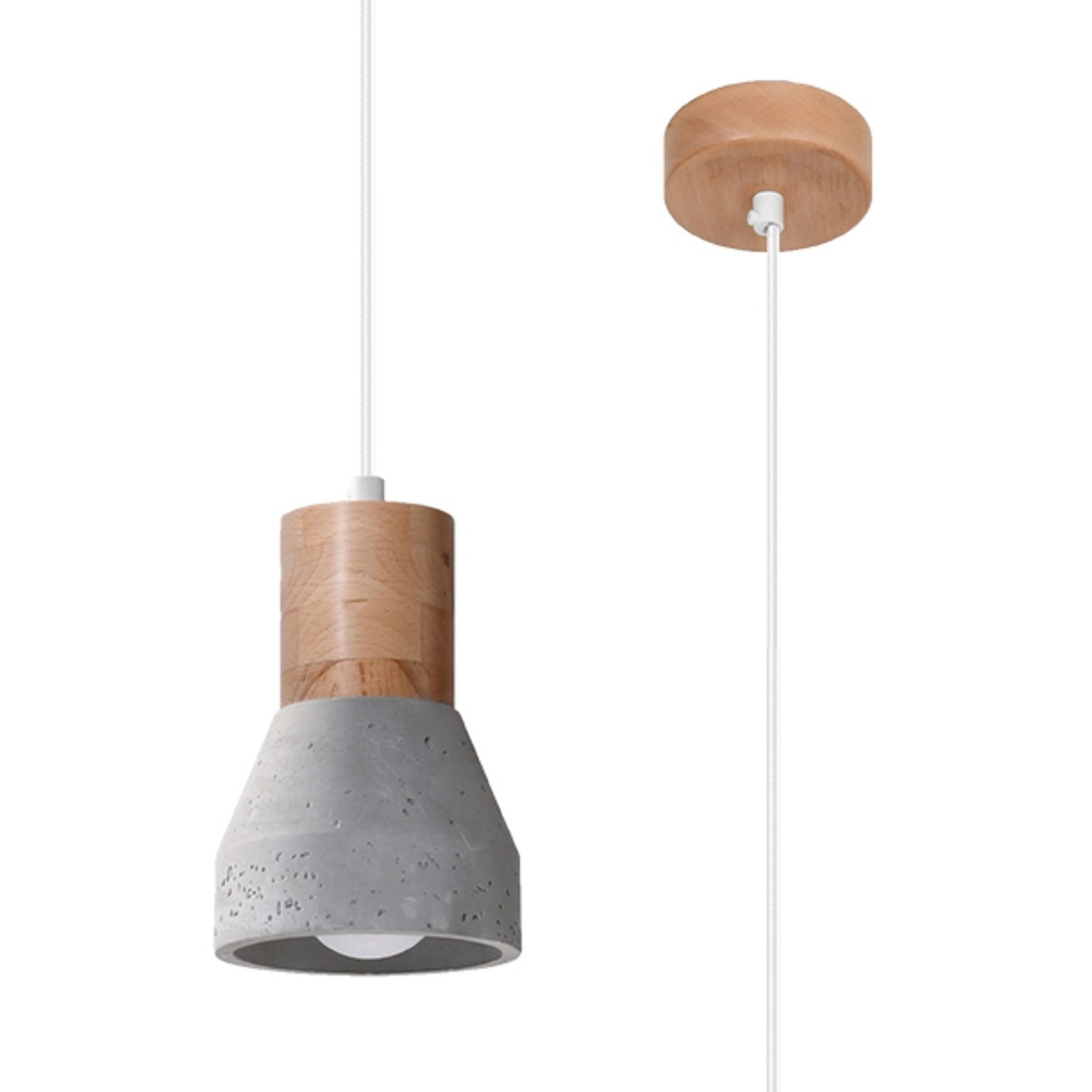 Sollux Lighting Hängeleuchte Qubic Grau Sollux Lighting Hängeleuchte Qubic Grau von Sollux