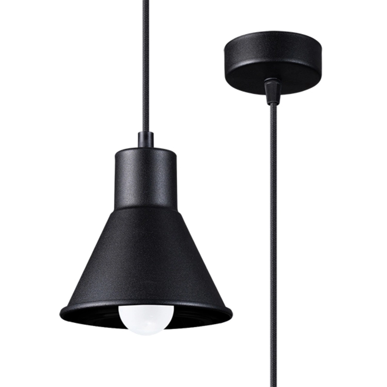 Sollux Lighting Hängeleuchte Taleja 1 Schwarz E27 Sollux Lighting Hängeleuchte Taleja 1 Schwarz E27 von Sollux