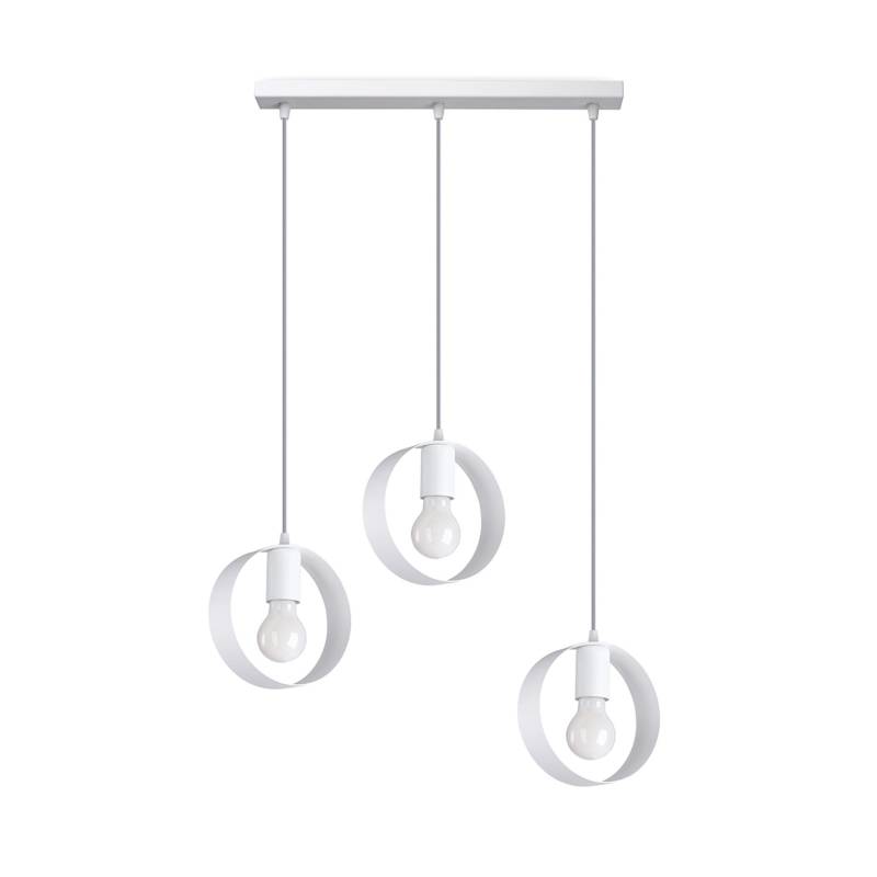 Sollux Lighting Hängeleuchte Titran 3 Weiß von Sollux