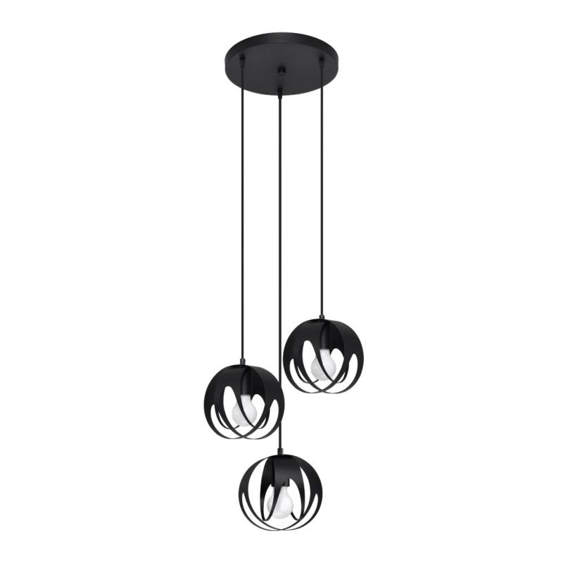Sollux Lighting Hängeleuchte Tulos 3P Schwarz von Sollux