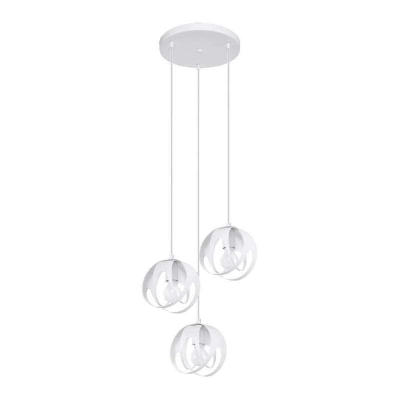Sollux Lighting Hängeleuchte Tulos 3P Weiß von Sollux