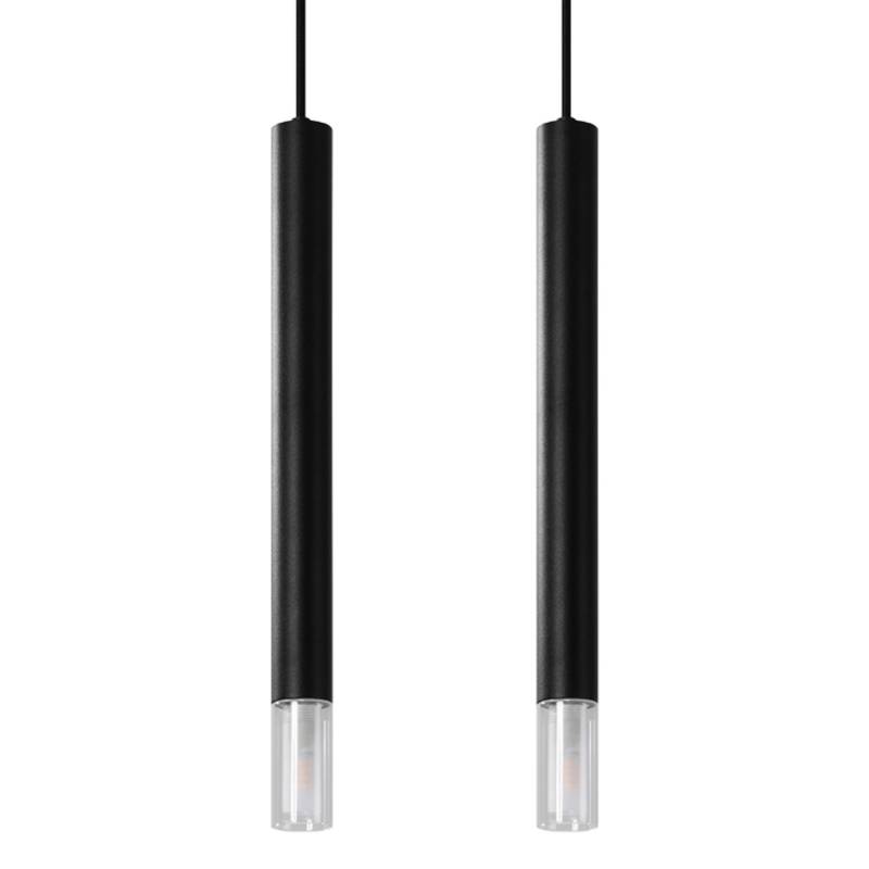 Sollux Lighting Hängeleuchte Wezyr 2 Schwarz von Sollux