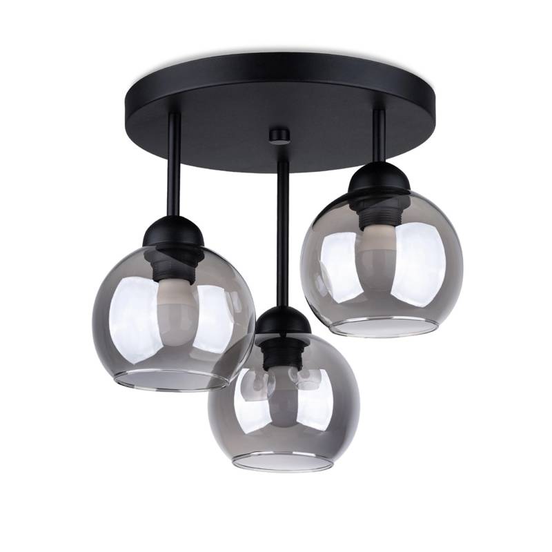 Sollux Lighting Kronleuchter ALino 3 Schwarz von Sollux