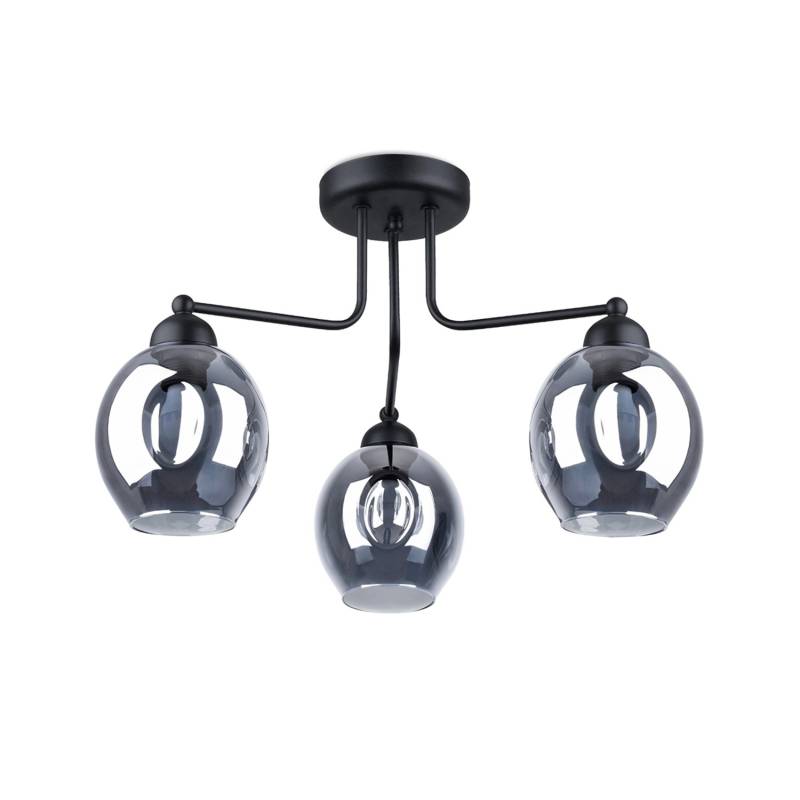 Sollux Lighting Kronleuchter Fillan 3 Schwarz von Sollux