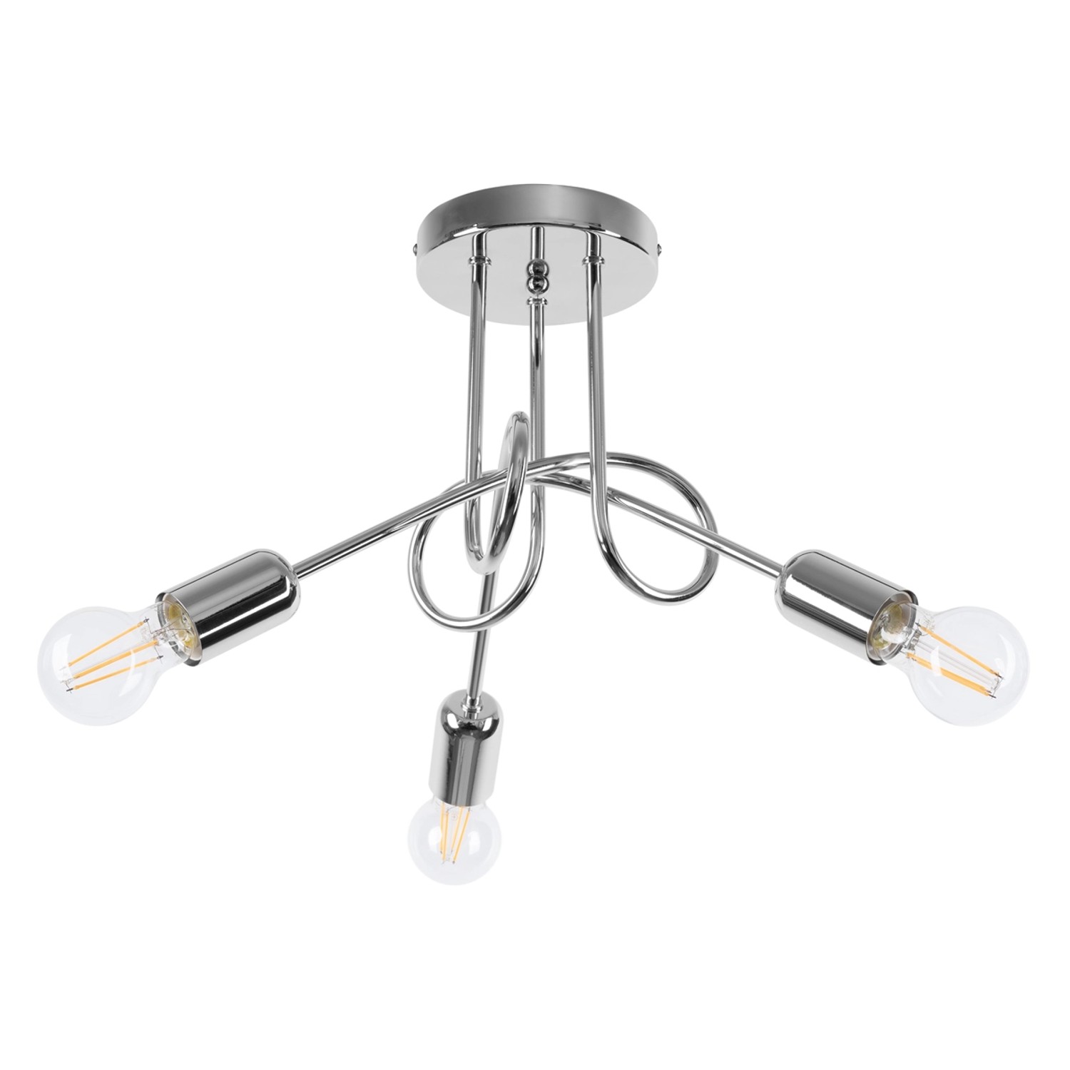 Sollux Lighting Kronleuchter Loop 3 Chrom Sollux Lighting Kronleuchter Loop 3 Chrom von Sollux