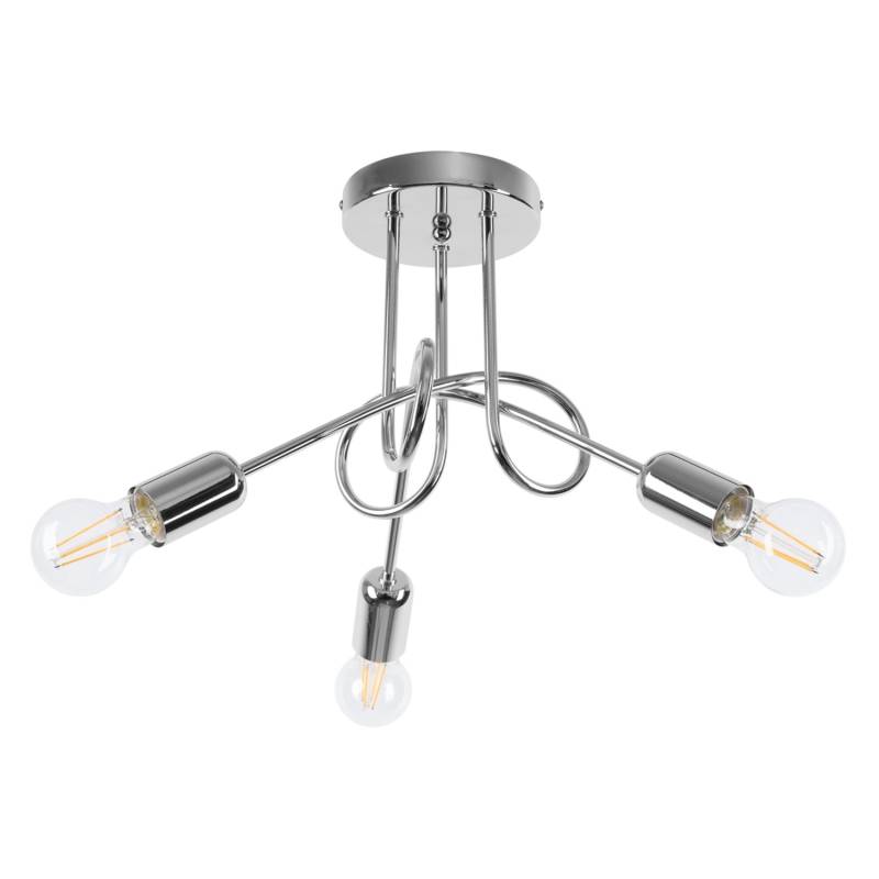 Sollux Lighting Kronleuchter Loop 3 Chrom von Sollux