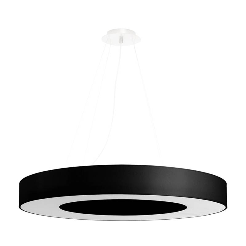 Sollux Lighting Kronleuchter Saturno  Slim 70 Schwarz von Sollux