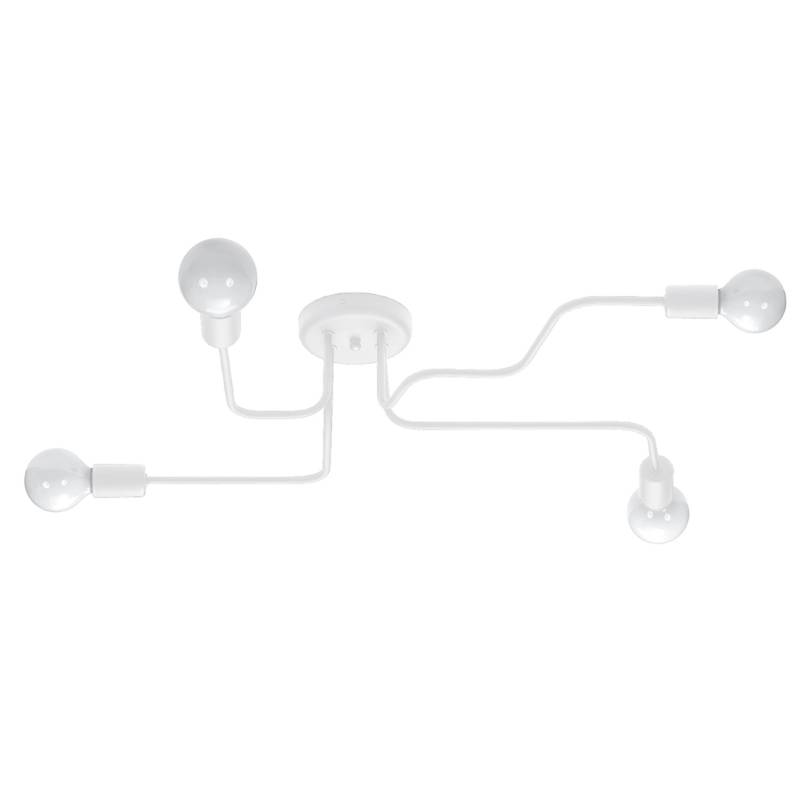 Sollux Lighting Kronleuchter Vector 4 Weiß von Sollux