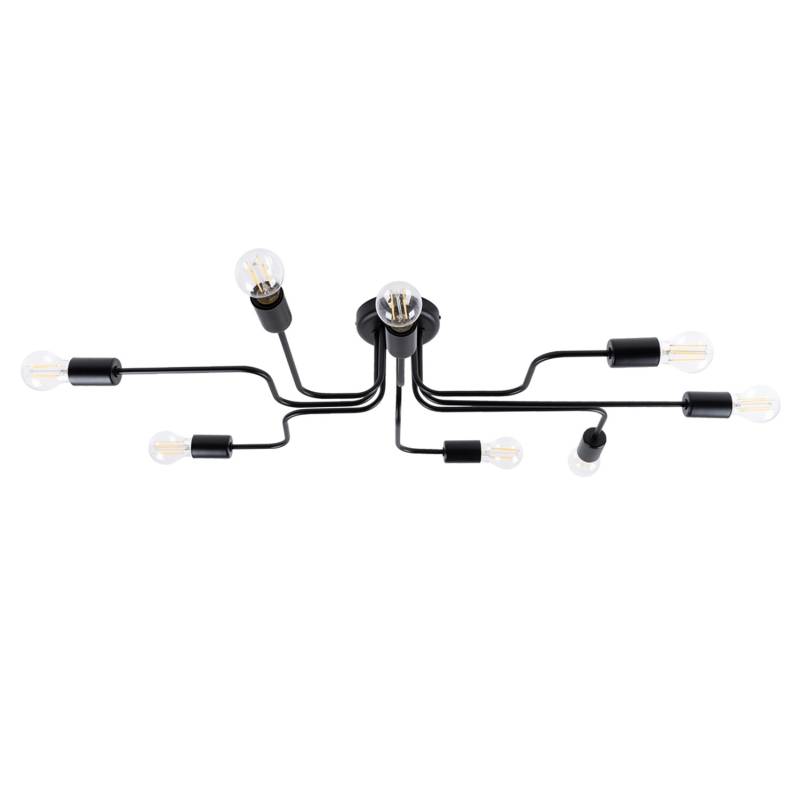 Sollux Lighting Kronleuchter Vector 8 Schwarz von Sollux