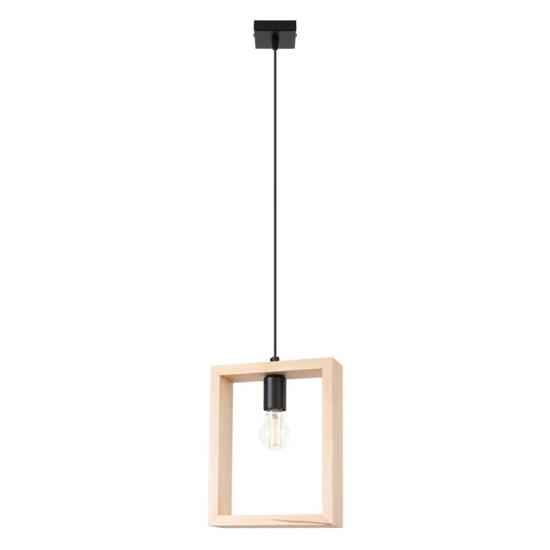 Sollux Lighting Pendelleuchte Aries Naturholz von Sollux